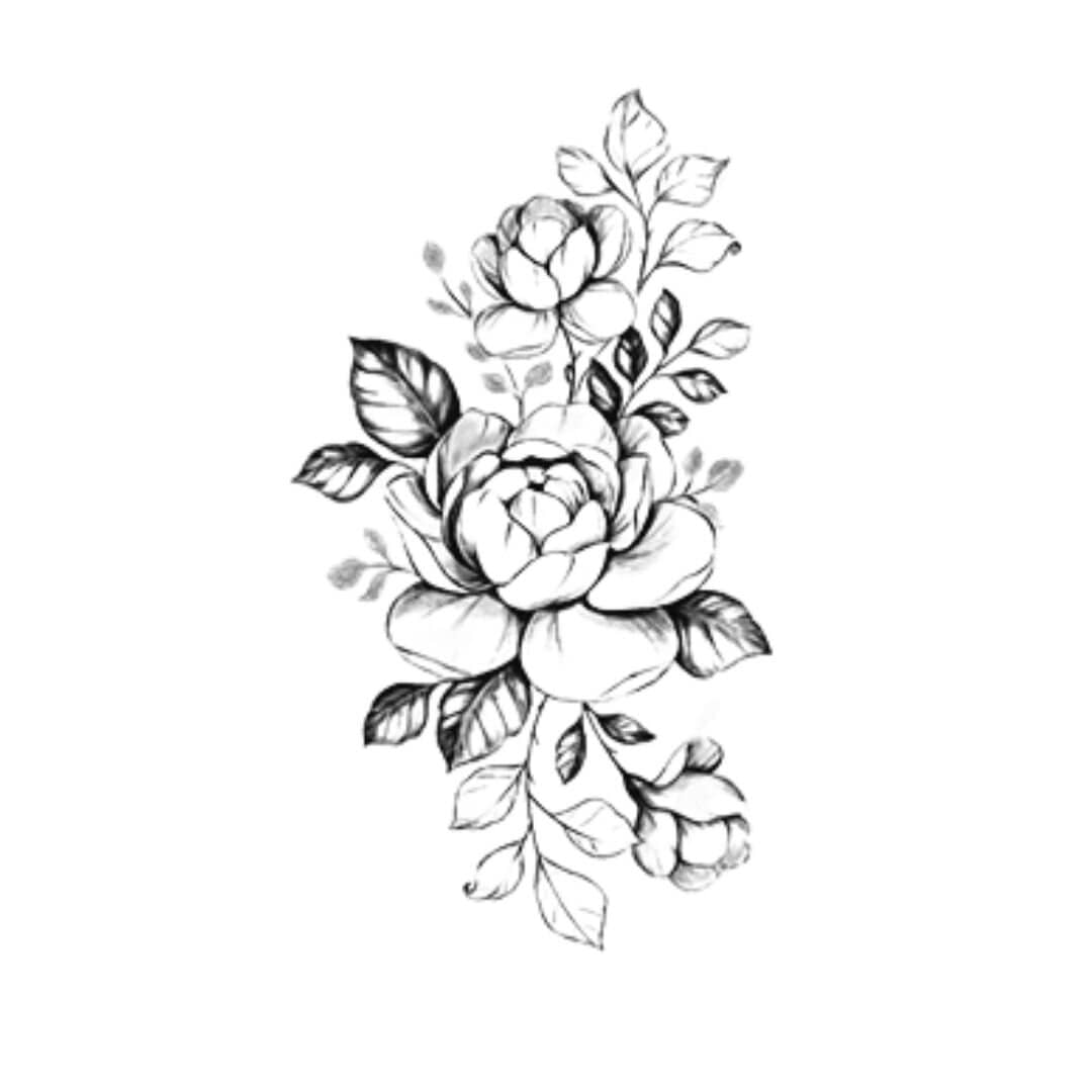 Pink Peony Scented by Vincent Jeannerot from Tattly Temporary Tattoos   Tattly Temporary Tattoos  Stickers