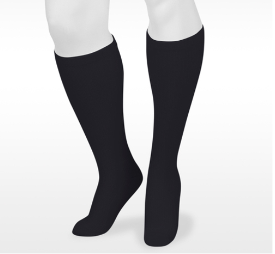 Juzo Basic Casual Knee 15-20mmHg & 20-30mmHg Compression Stockings With Closed Toe Only - 4700 & 4701 - Valley Medical Supplies