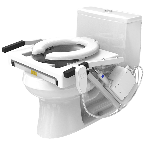 hydraulic toilet seat lifter