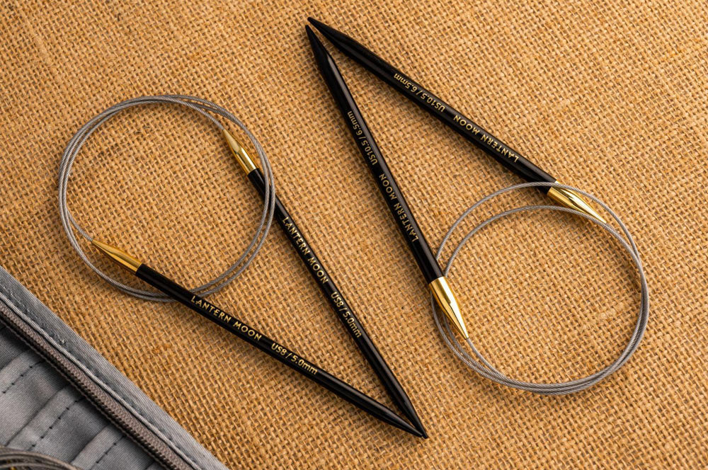 Gold Triangle Cable Knitting Needle Stitch Holder