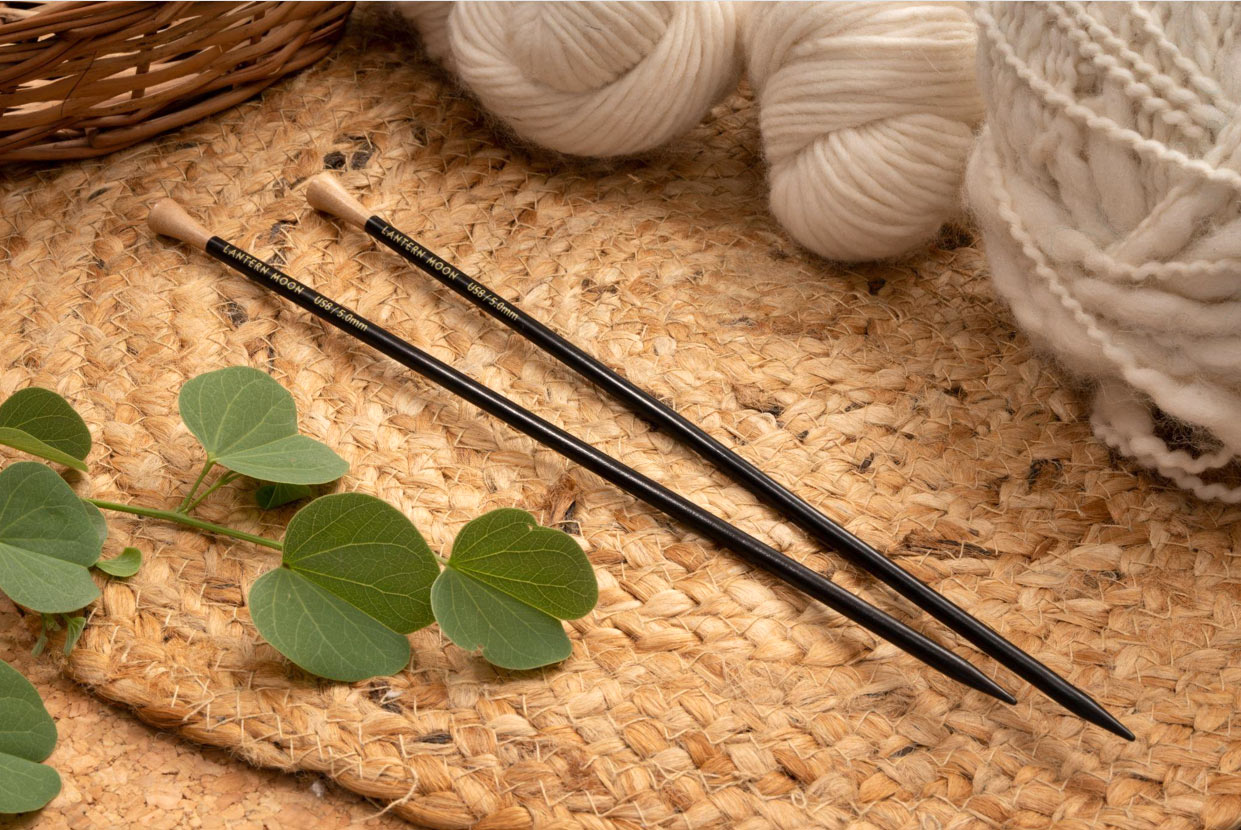 Lantern Moon Ebony Double Point Knitting Needles at Fabulous Yarn