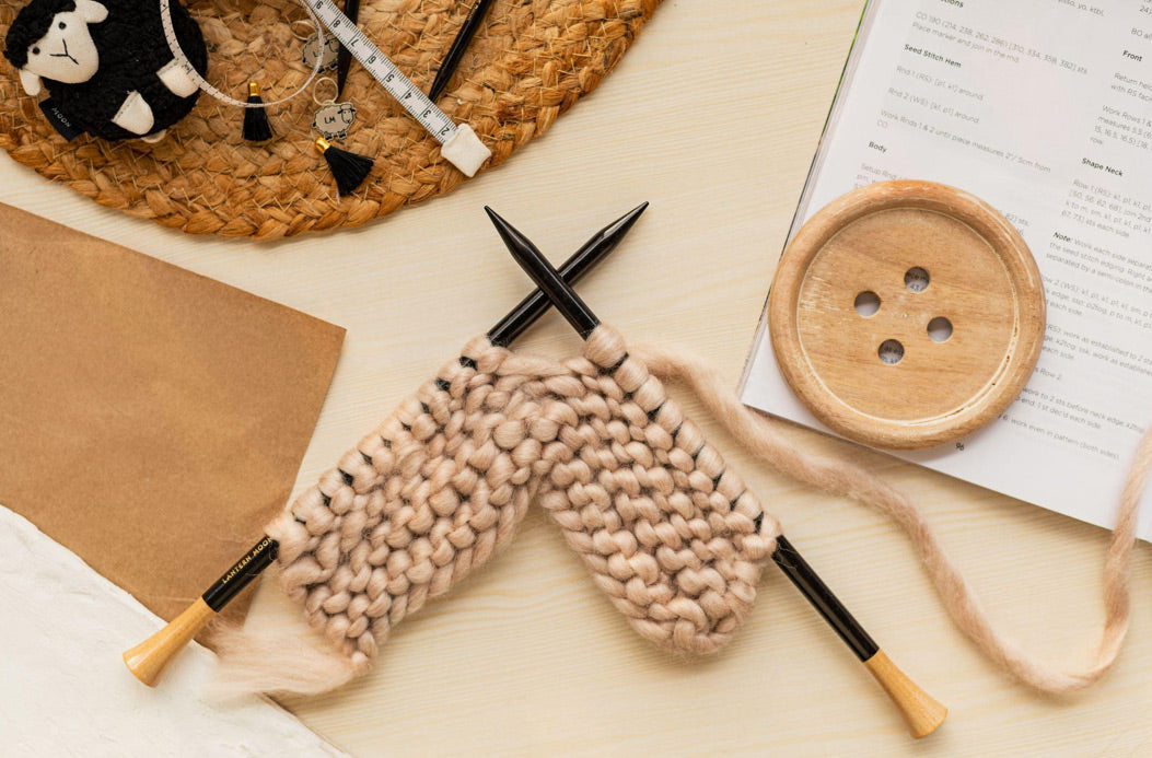 Premium single pointed knitting needles by Lantern Moon