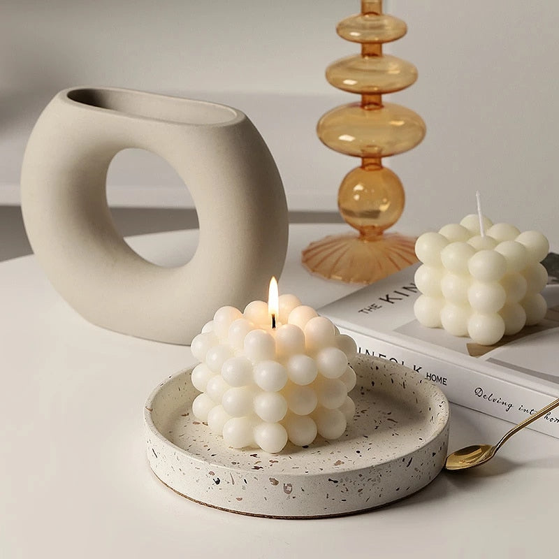 Bubble Cube Candle