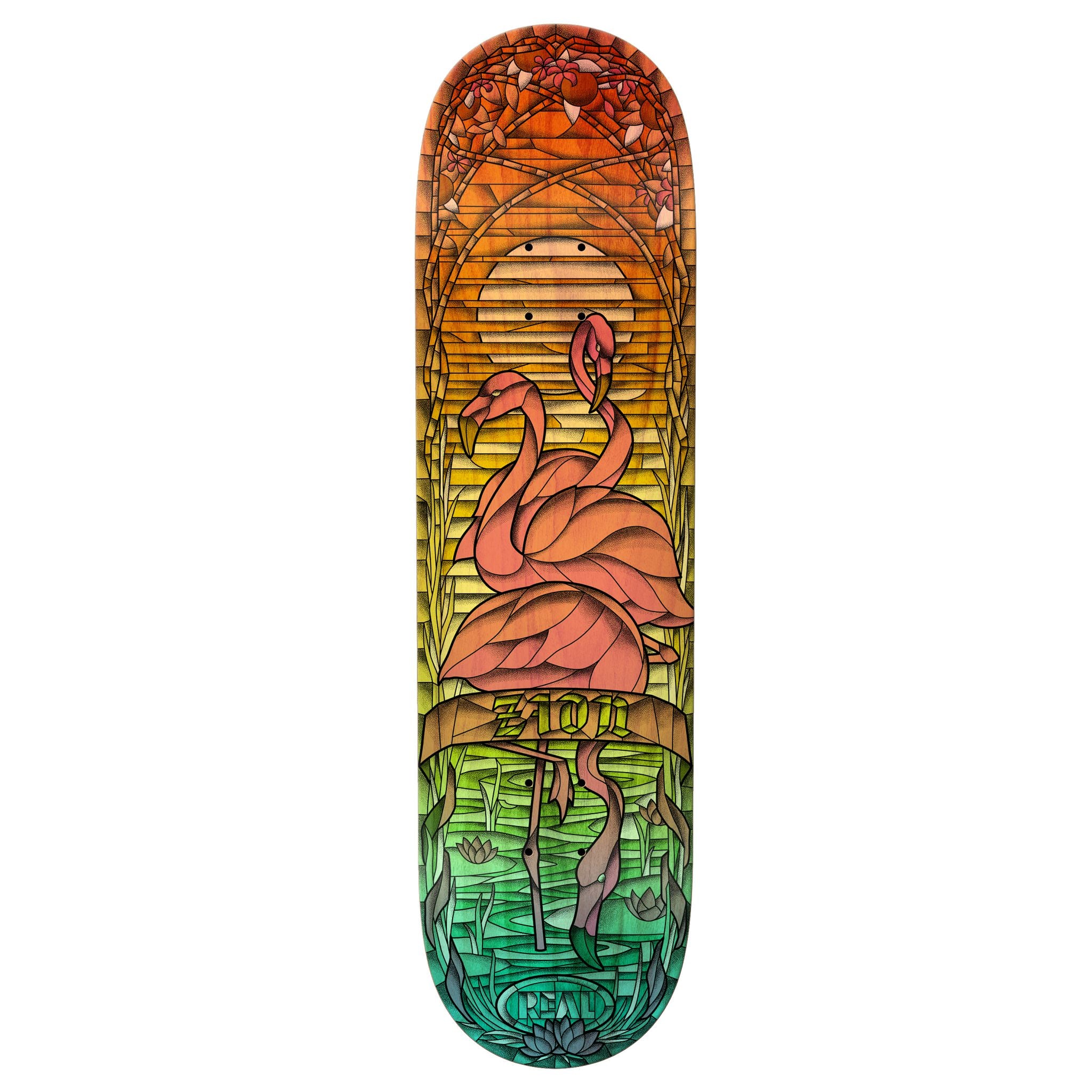 roestvrij Beweegt niet overdrijving Real Skateboards "Zion Wright- Chromatic Cathedral" 8.38" Deck – Cal Skate  Skateboards