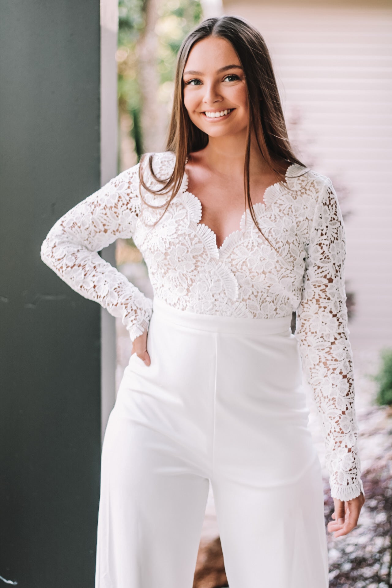 lovely lace jumpsuit