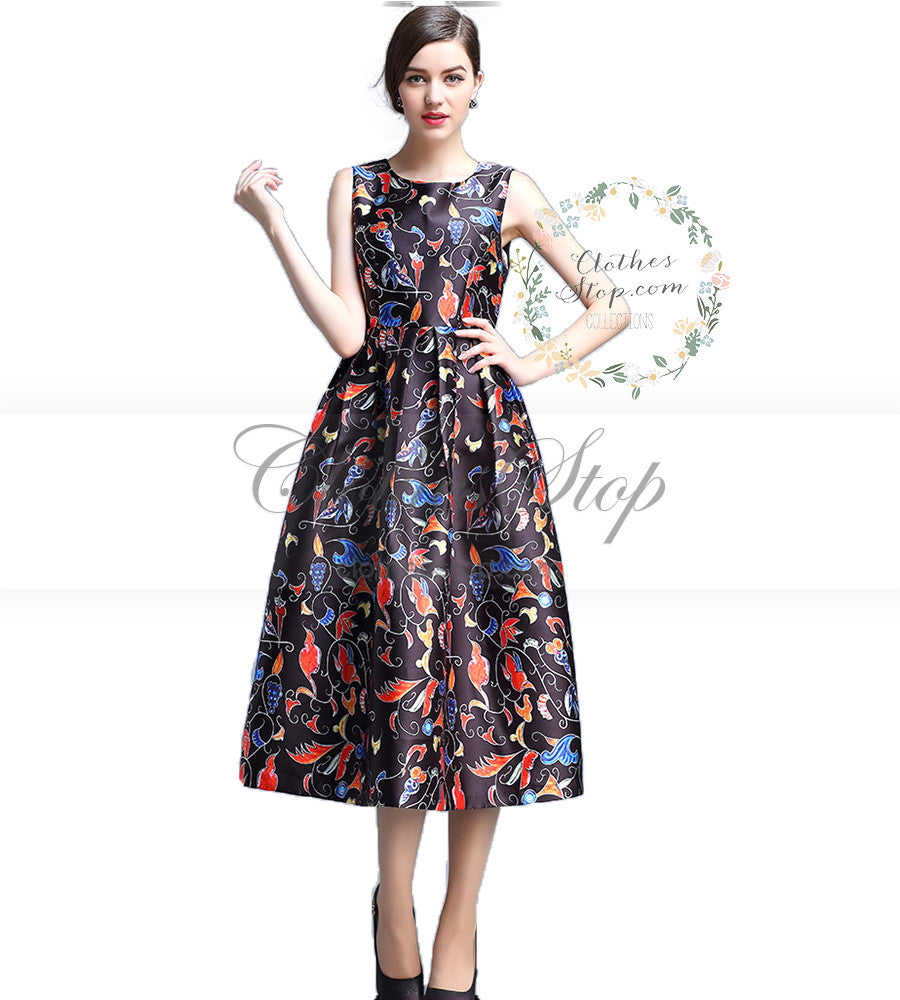 floral dress elegant