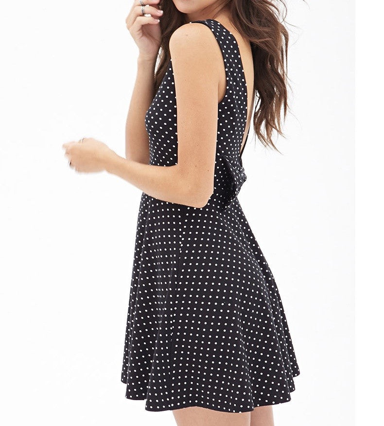 sexy polka dot dress