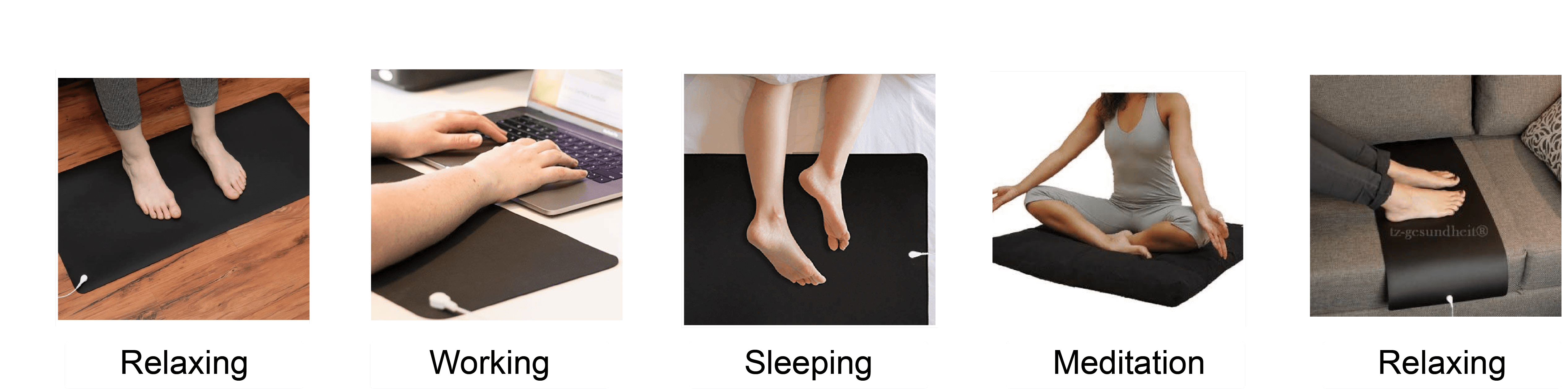 Swelling & Pain in Legs Treatment Naturally Grounding Mat™ Therapy India