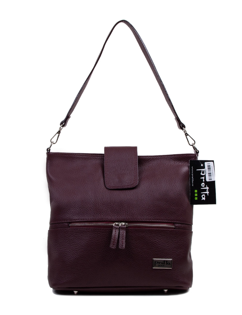 Geanta-Rucsac din Piele, Model Pretta- 9130 Bordo