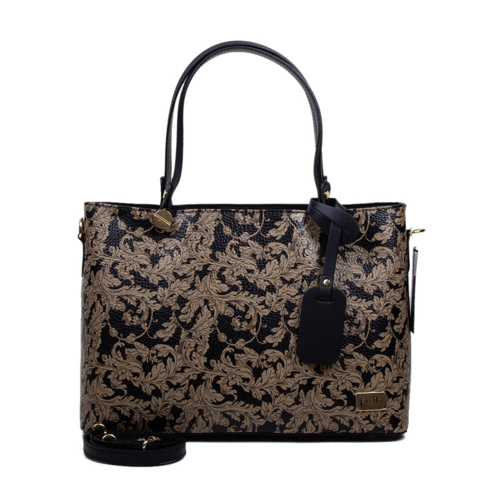 Geanta Piele, Model Pretta 8154 Floral Vintage