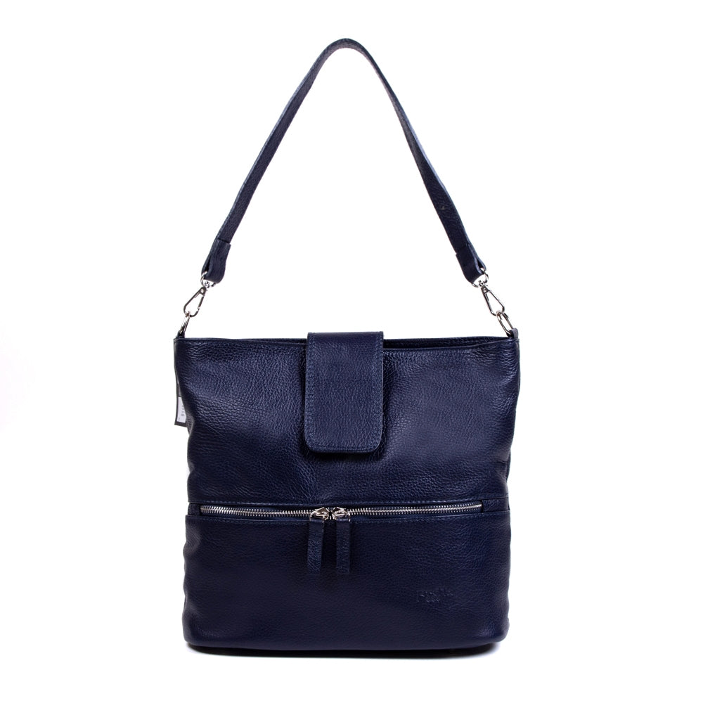 Geanta-Rucsac din Piele, Model Pretta- 9130 Bleumarin