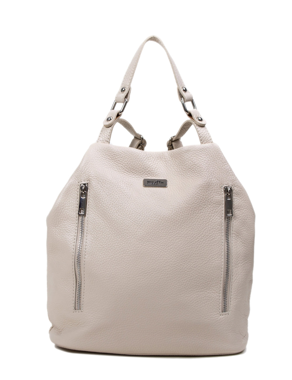 Rucsac Piele, Model Pretta- 107 Crem