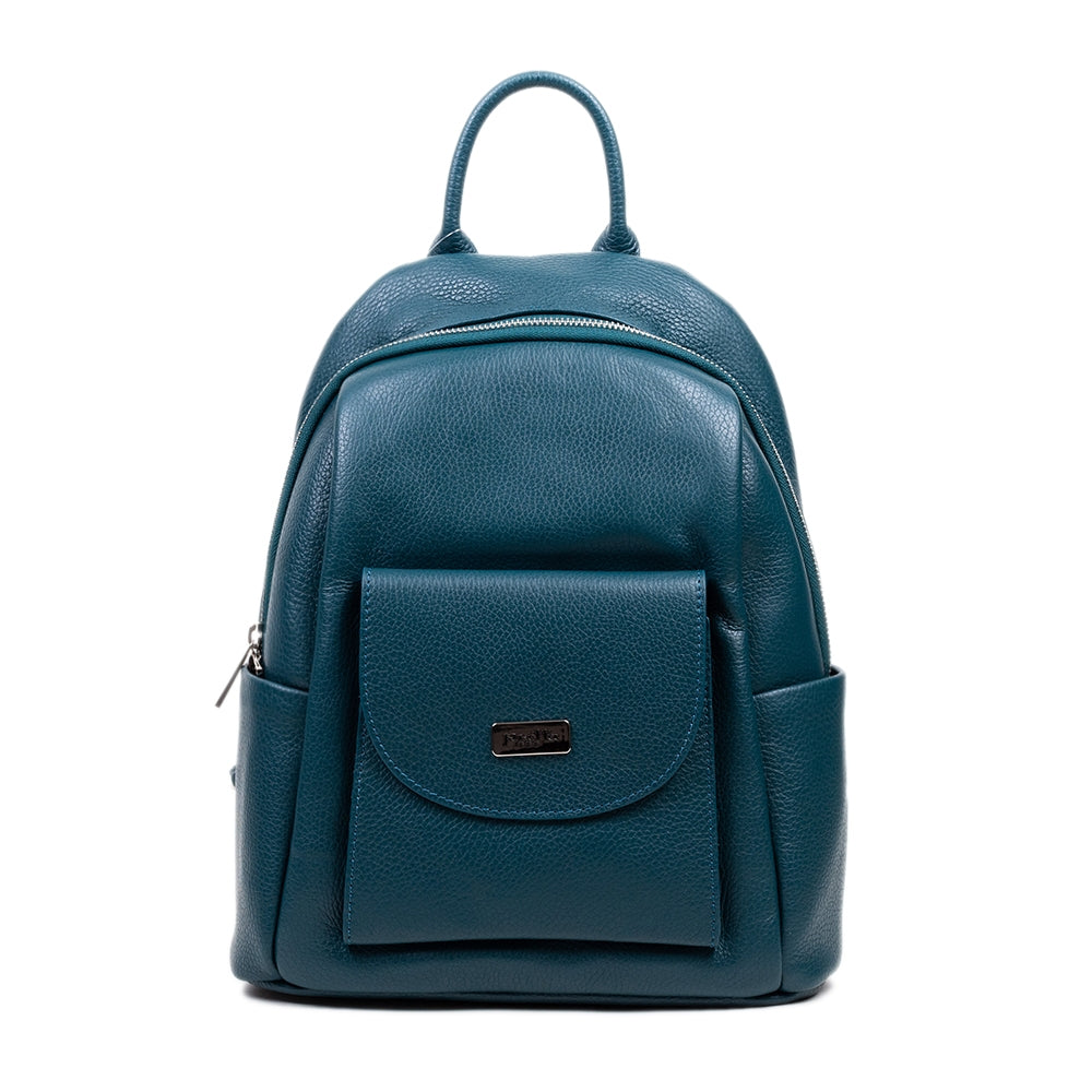 Rucsac Piele, Model Pretta- 8115 Ottanio Blu