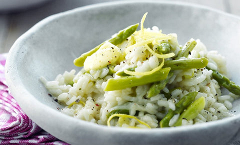 risotto asparagi e limone menu pasqua veg