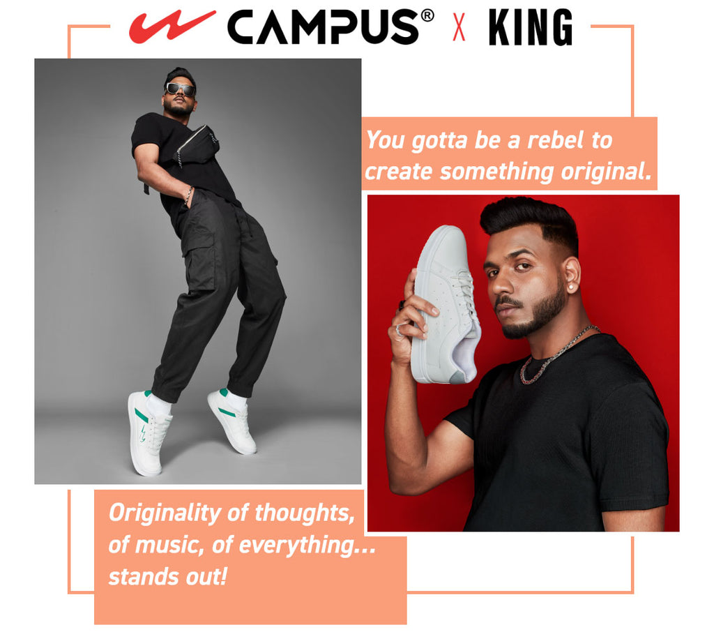 Campus X King, King FT. Campus OGs, White Shoes, White Sneakers, Sneakers, Mens White Shoes, Mens Shoes