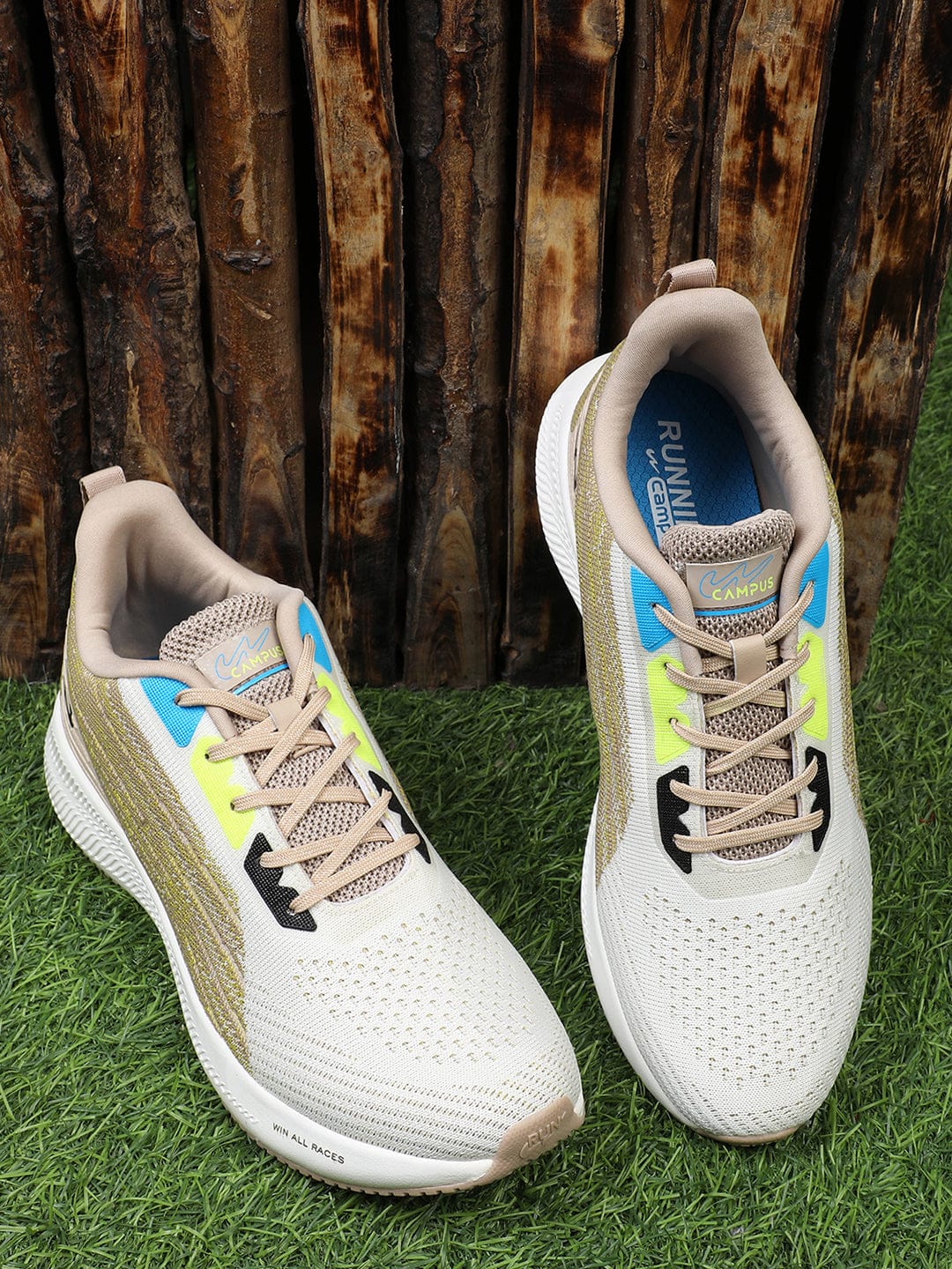 Buy CAMP JASPER Off White Men's Running Shoes online | Campus Shoes