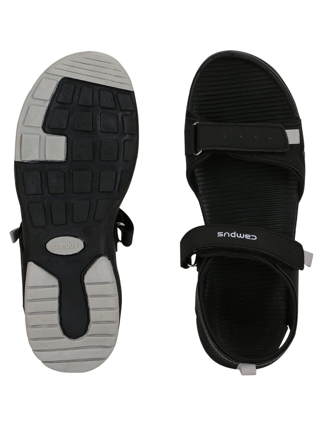Buy 2GC-16 Black Men's Outdoor Sandal online | Campus Shoes
