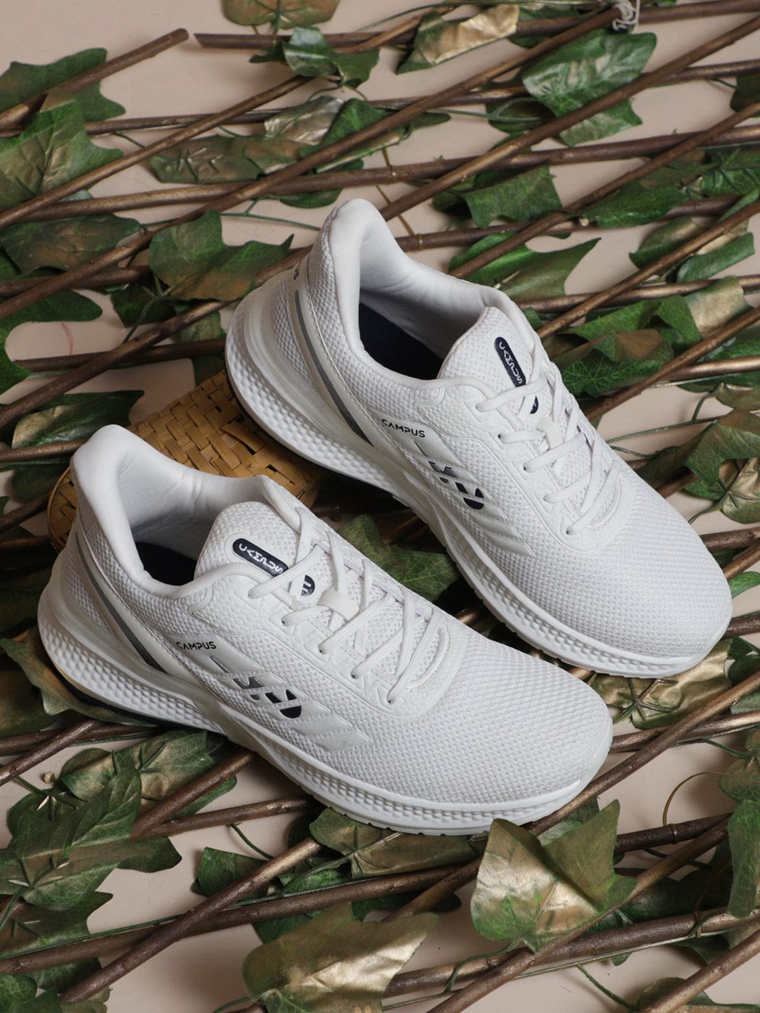 LESTOR White Running Shoes online | Campus