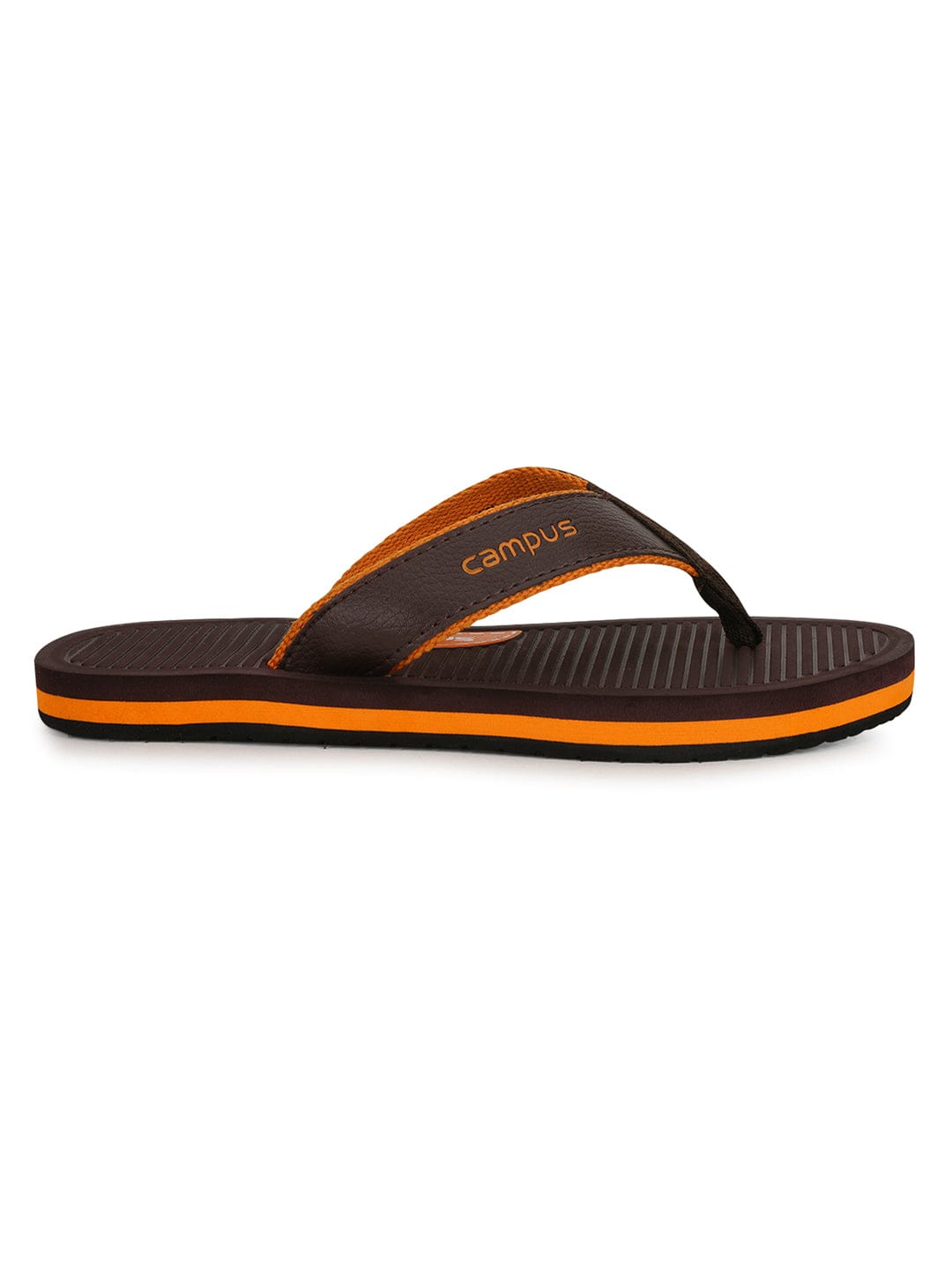Buy GC-1015 Brown Men's Flip Flop online | Campus Shoes