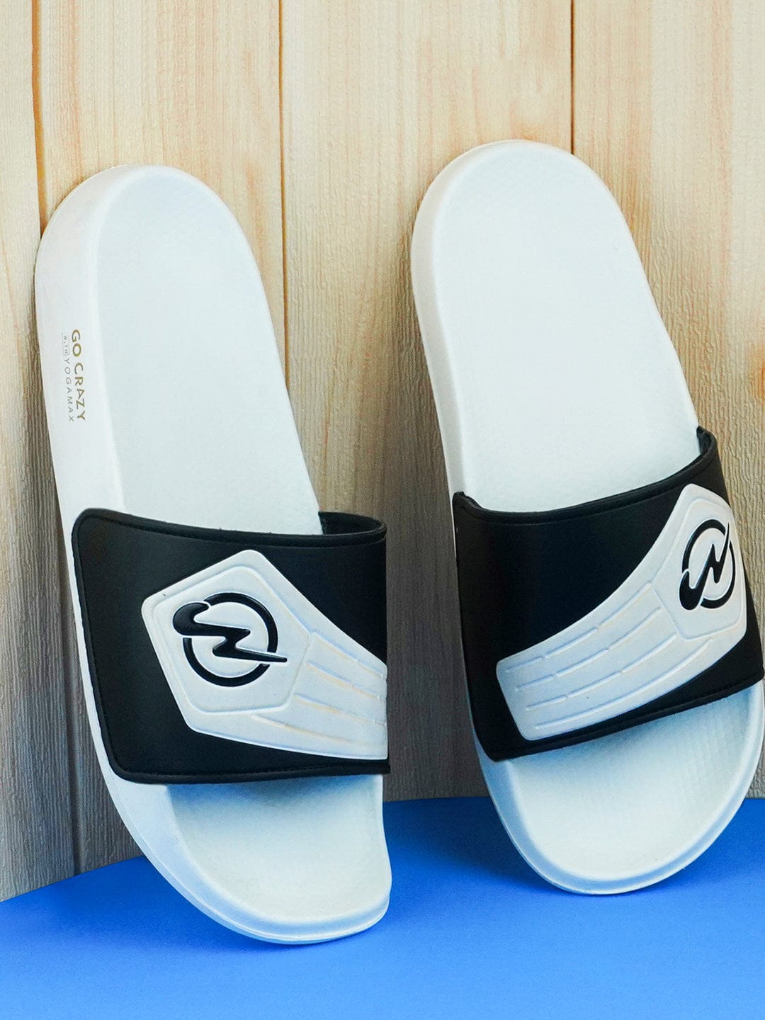 Buy SL-429 White Men's sliders online | Campus Shoes