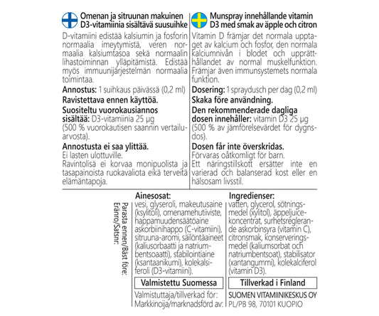 Suomen Vitamiinikeskus - Laadukkaasti suomalainen