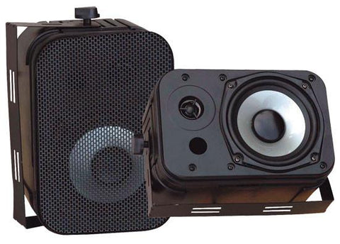 Pyle Pdwr40b 5 25 Indoor Outdoor Waterproof Speakers Black