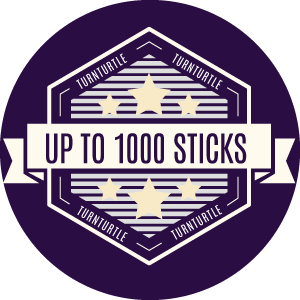 1000 sticks