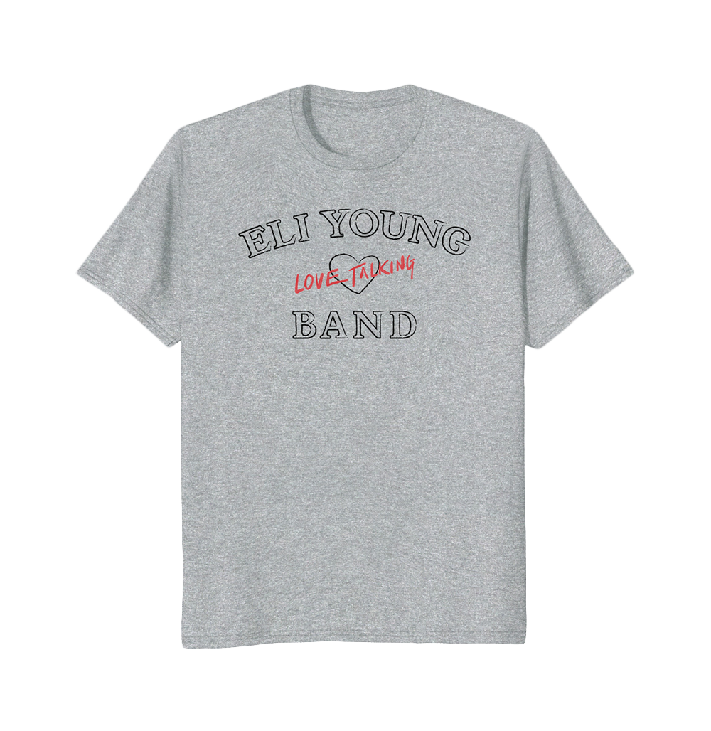 Love Talking T-Shirt (Grey) - Eli Young Band Official Store product image