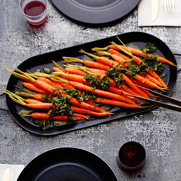 Blossom Bees' Honney-Glazed Carrots with Carrot Top Gremolata