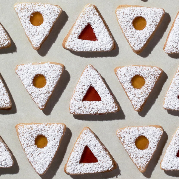 Blossom Bees' honey vanilla Linzer cookies