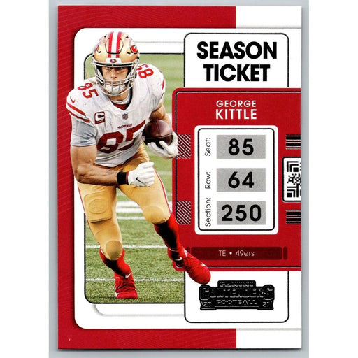 2021 Panini Contenders NFL George Kittle San Francisco 49ers #89 -  Collectible Craze America