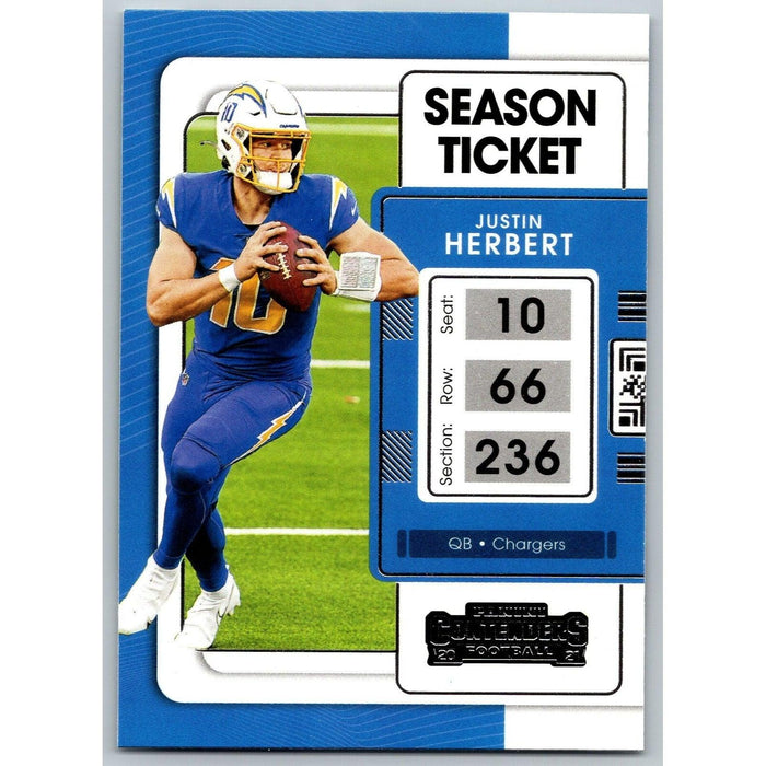 2021 Panini Contenders NFL Justin Herbert Los Angeles Chargers #51 -  Collectible Craze America