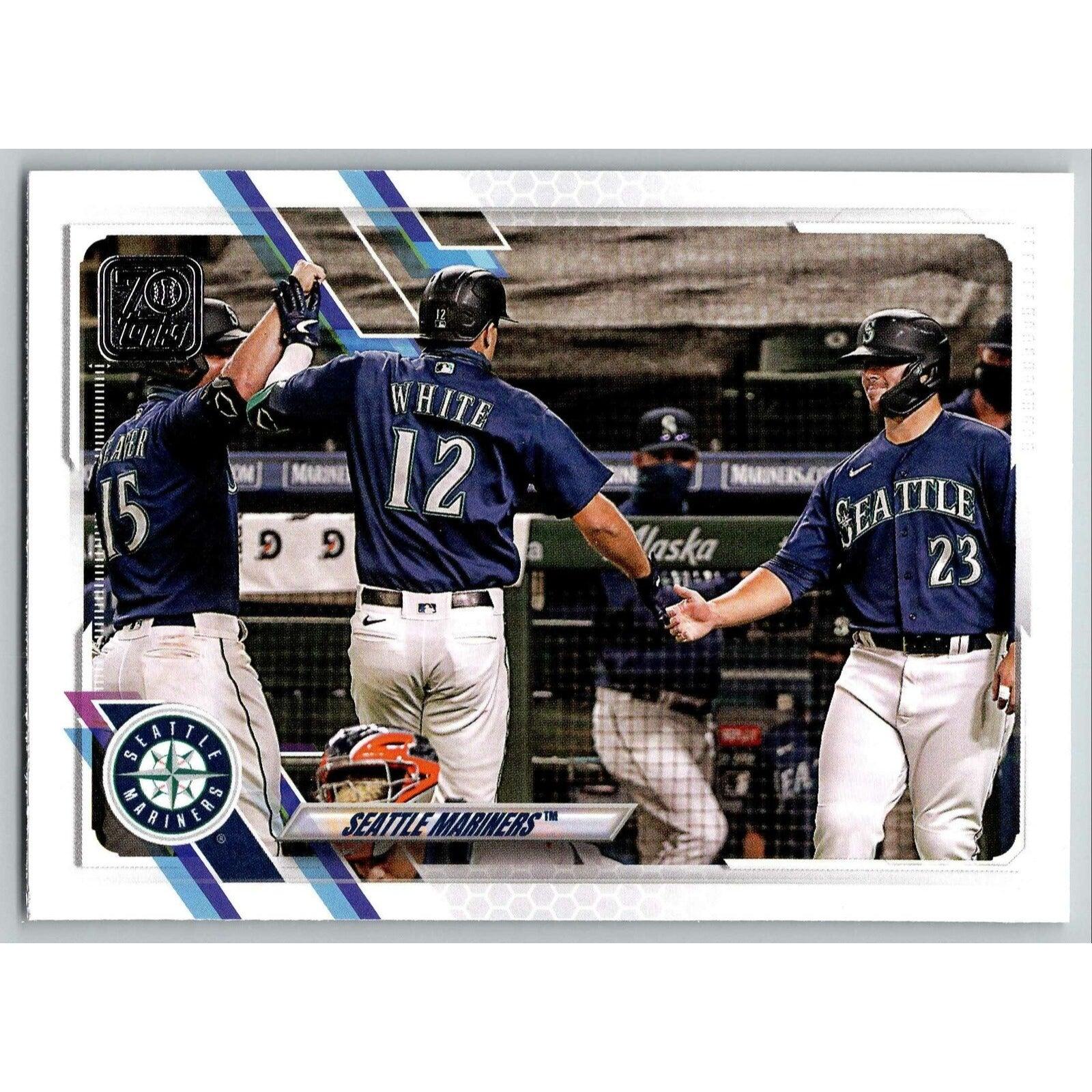  Seattle Mariners/Complete 2021 Topps Baseball Team Set