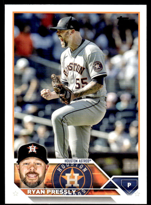 2023 Topps Series 1 #228 Ryan Pressly - Houston Astros BASE BASEBALL CARD