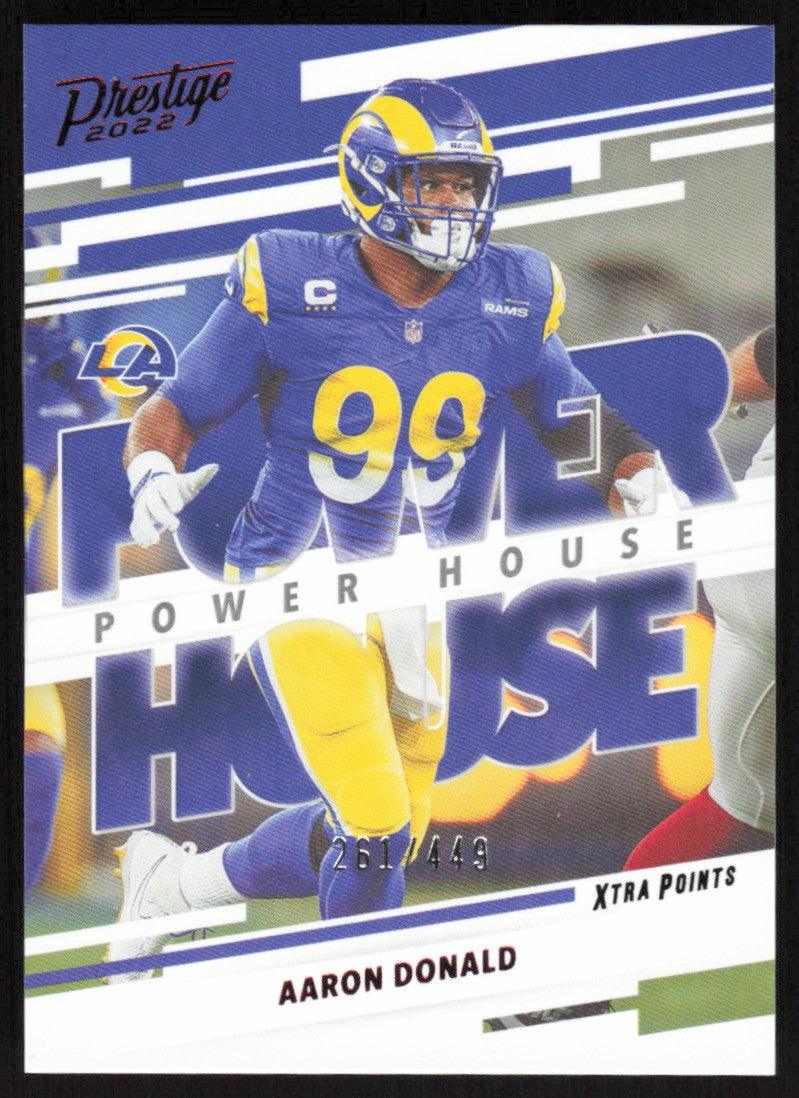 2021 PANINI PRESTIGE FOOTBALL AARON DONALD CARD No.99 Rams