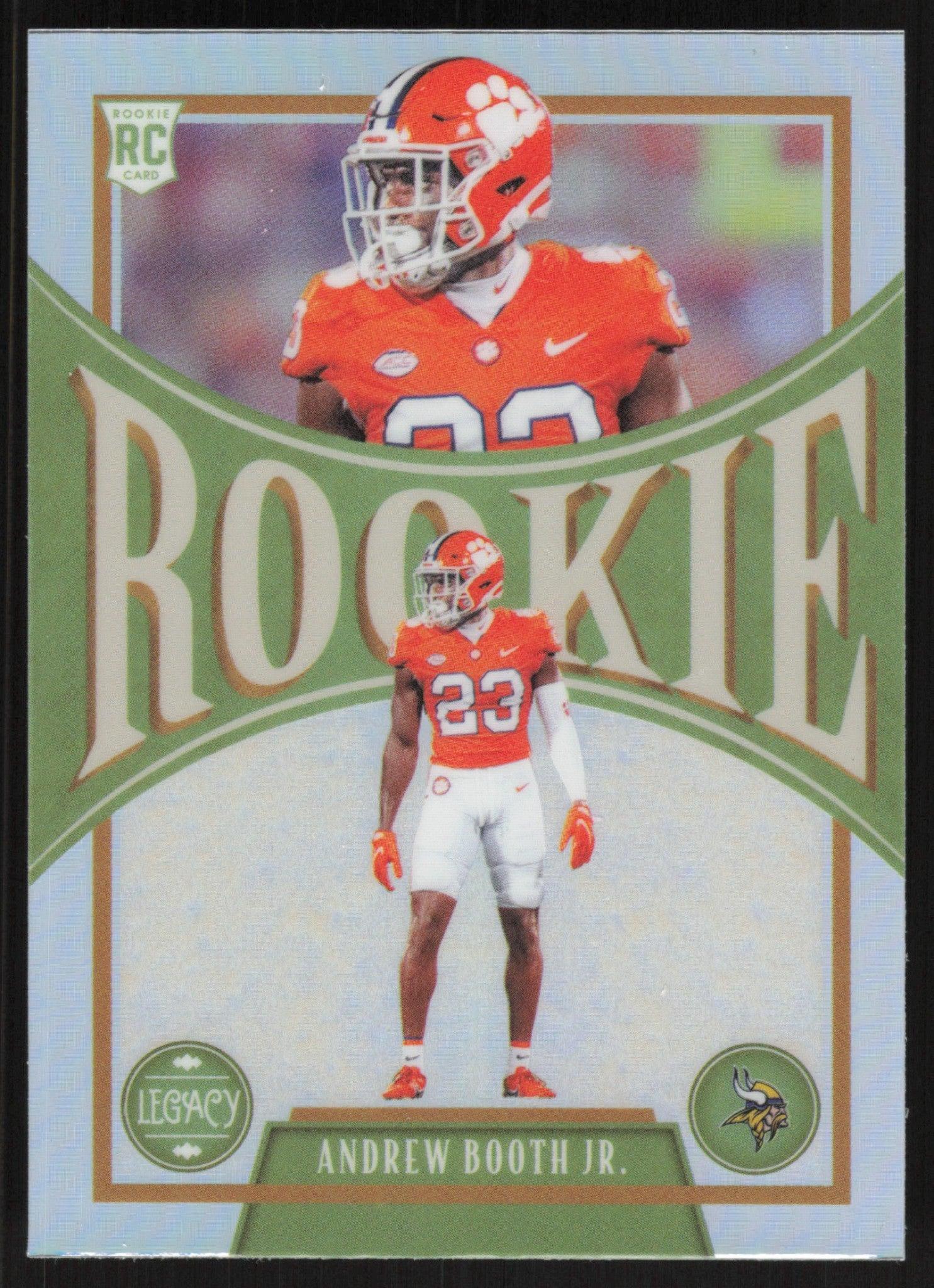 Andrew Booth Jr. 2022 Panini Legacy # 184 RC Premium Edition