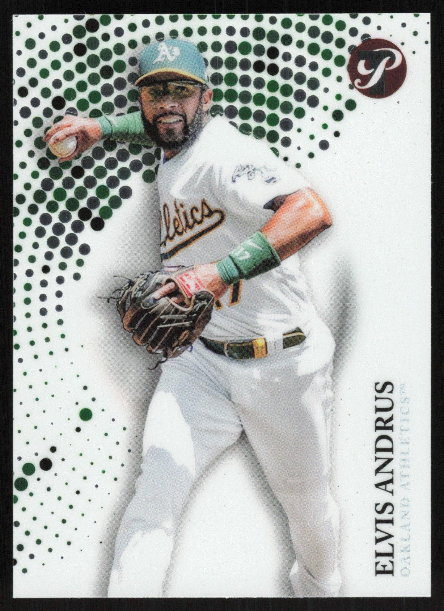 Elvis Andrus 2022 Topps Pristine Baseball # 121 Oakland Athletics