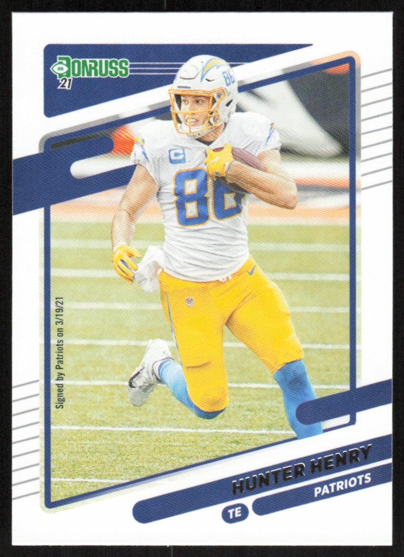 Hunter Henry 2021 Donruss Football # 48 New England Patriots Base -  Collectible Craze America