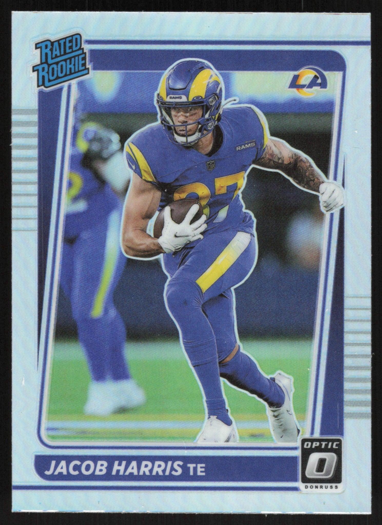 Jacob Harris 2021 Donruss Optic Rated Rookie # 238 RC Silver Prizm Los -  Collectible Craze America