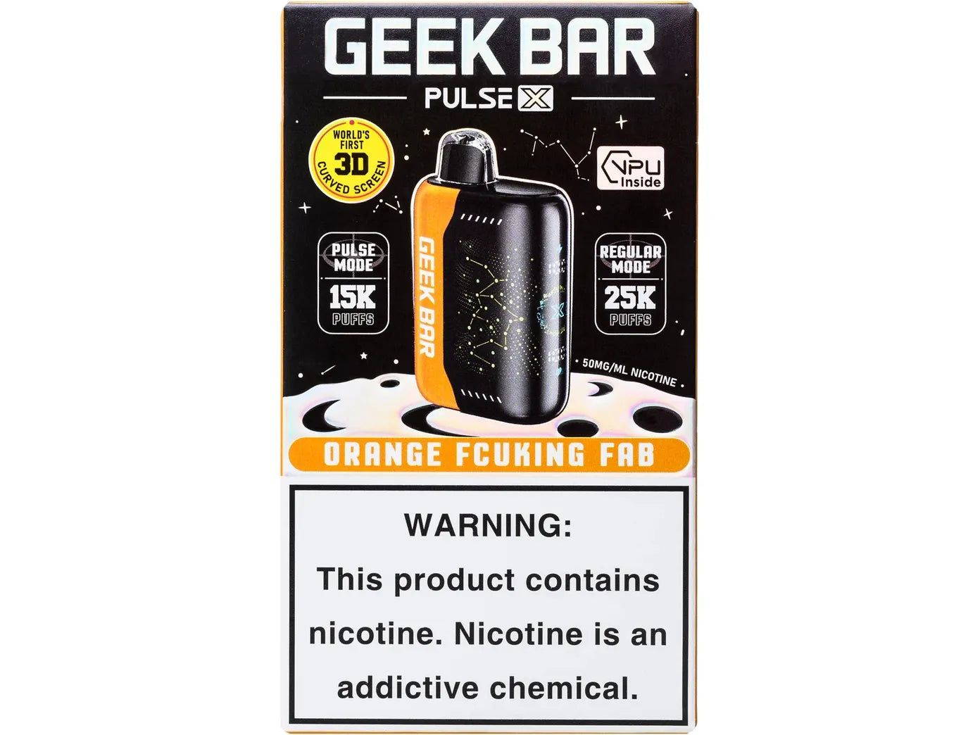 Geek Bar Pulse X Orange Fcuking Fab