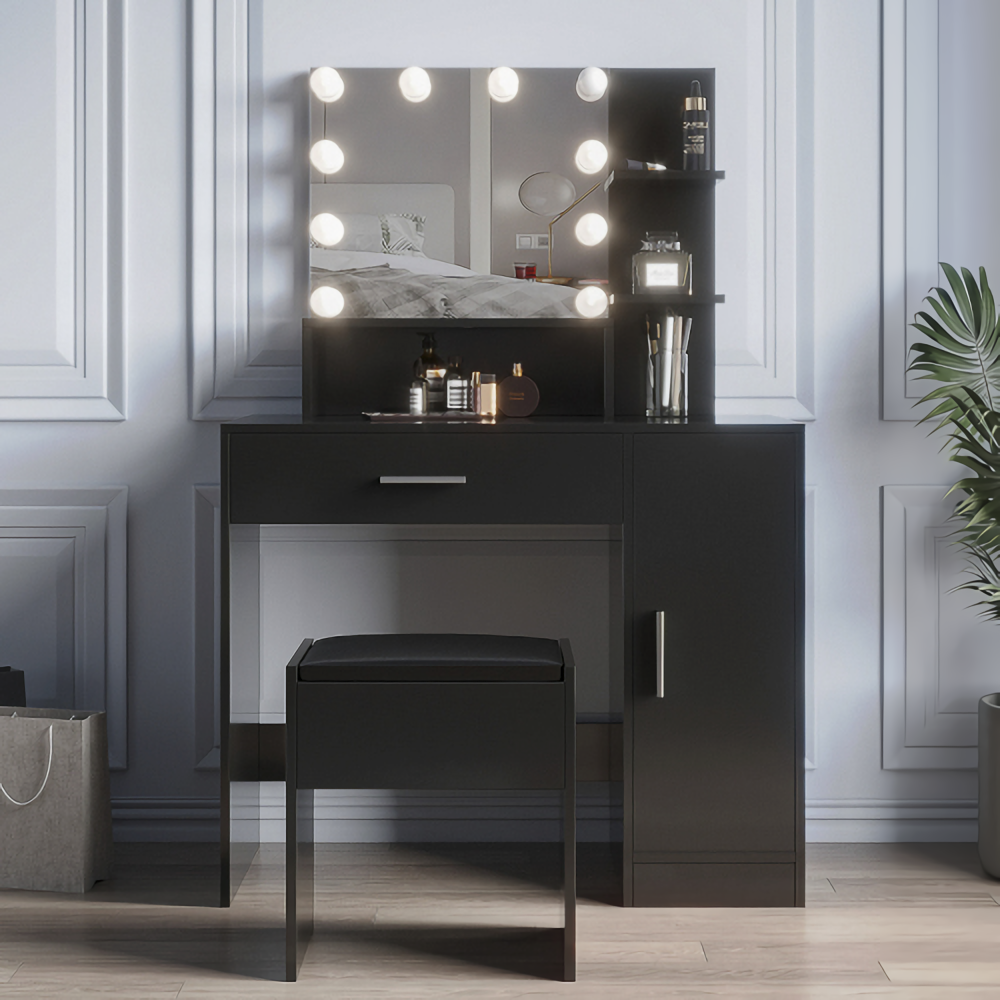 dressing table with led