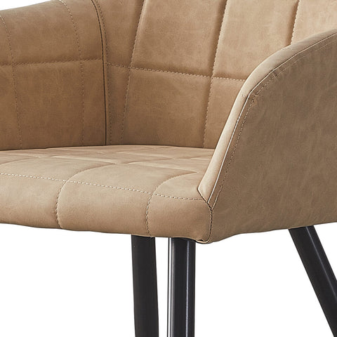 Bloor Dining Room Arm Chairs Faux Leather | Lemroe