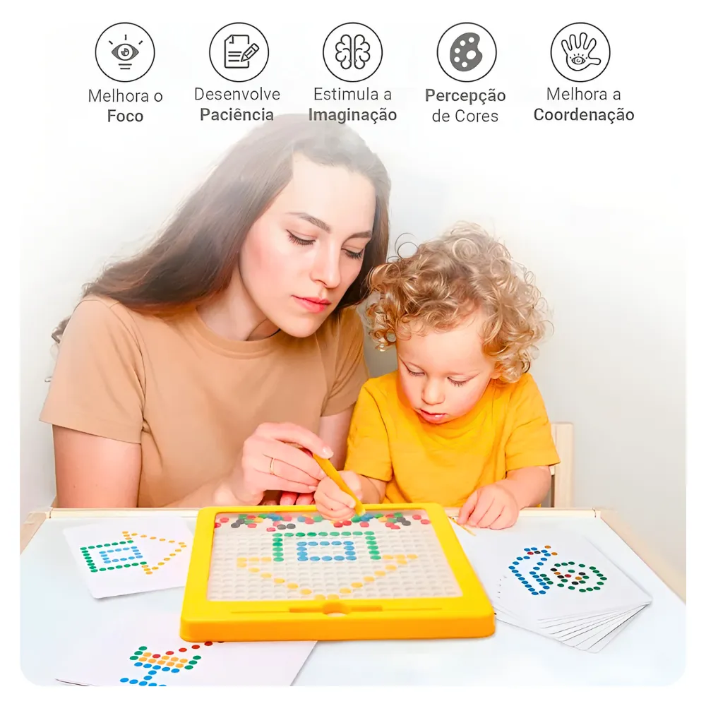 Lousa Magnética MagPad Kids™ - praticitech.com.br