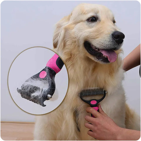 Escova Removedora de Pelos para Cães e Gatos - PetBrush Premium da loja praticitech.com.br