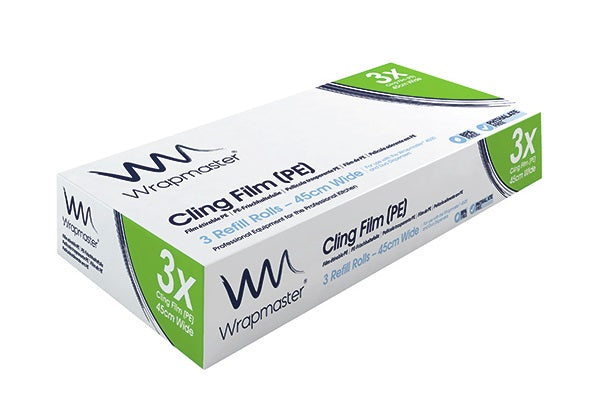 Wrapmaster 4500 Cling Film Refill Rolls (3x300m)