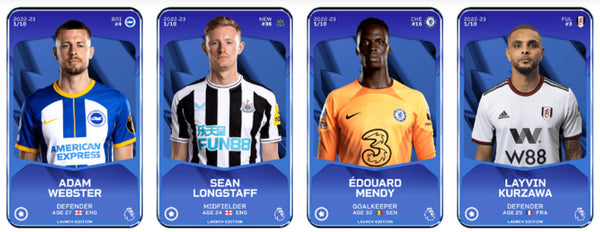 Premier League player cards are available on Sorare’s platform, with some “super rare” cards already valued at over $100 or more.