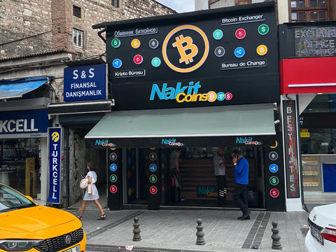 A crypto exchange in Istanbul, Turkey