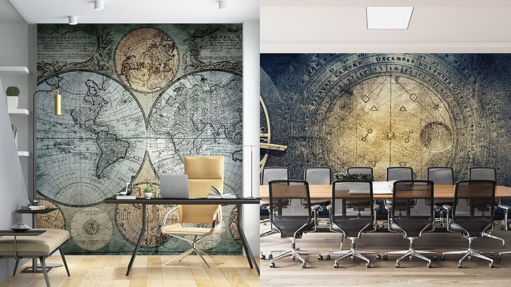 office wall mural