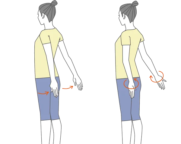 肩甲骨ストレッチ
