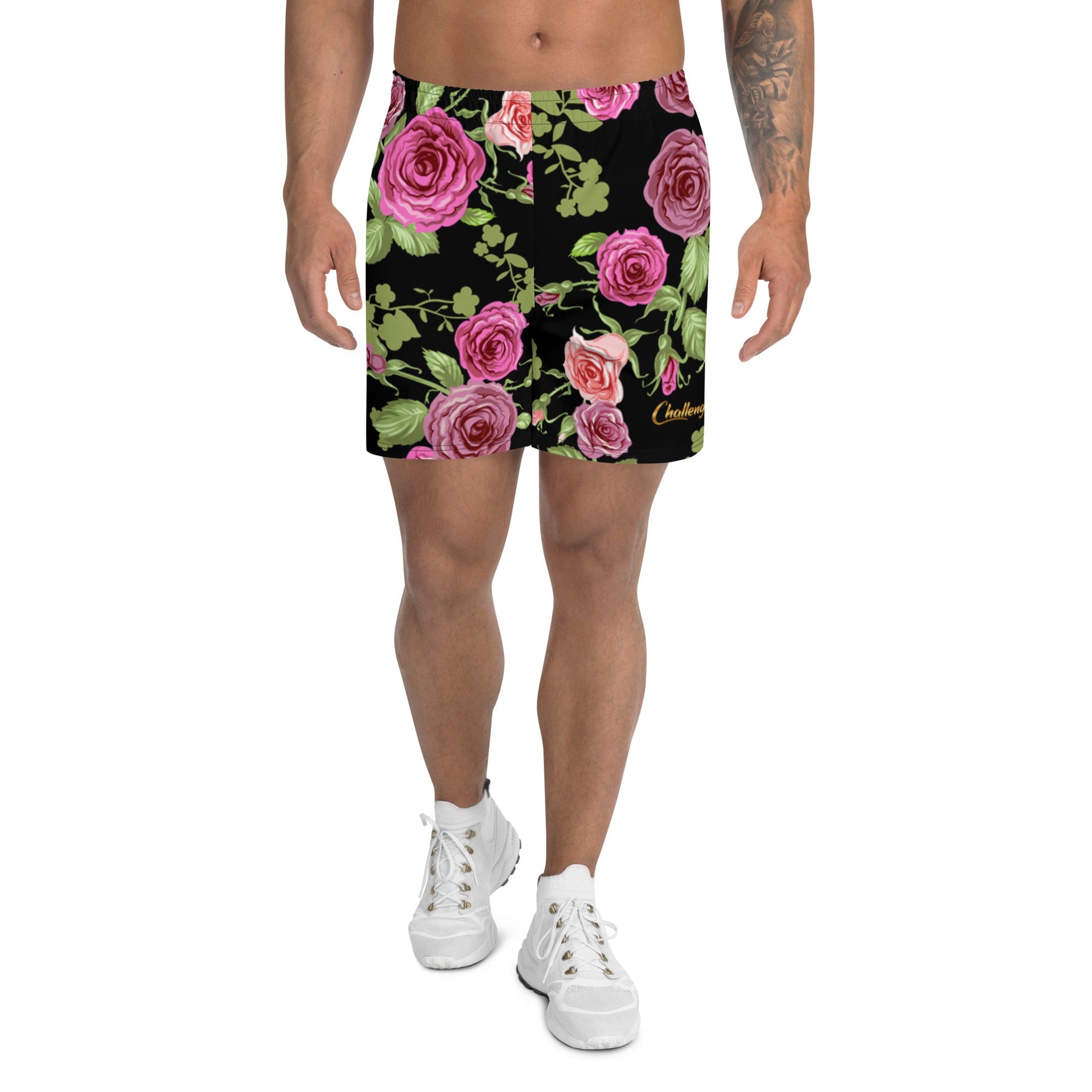 floral athletic shorts